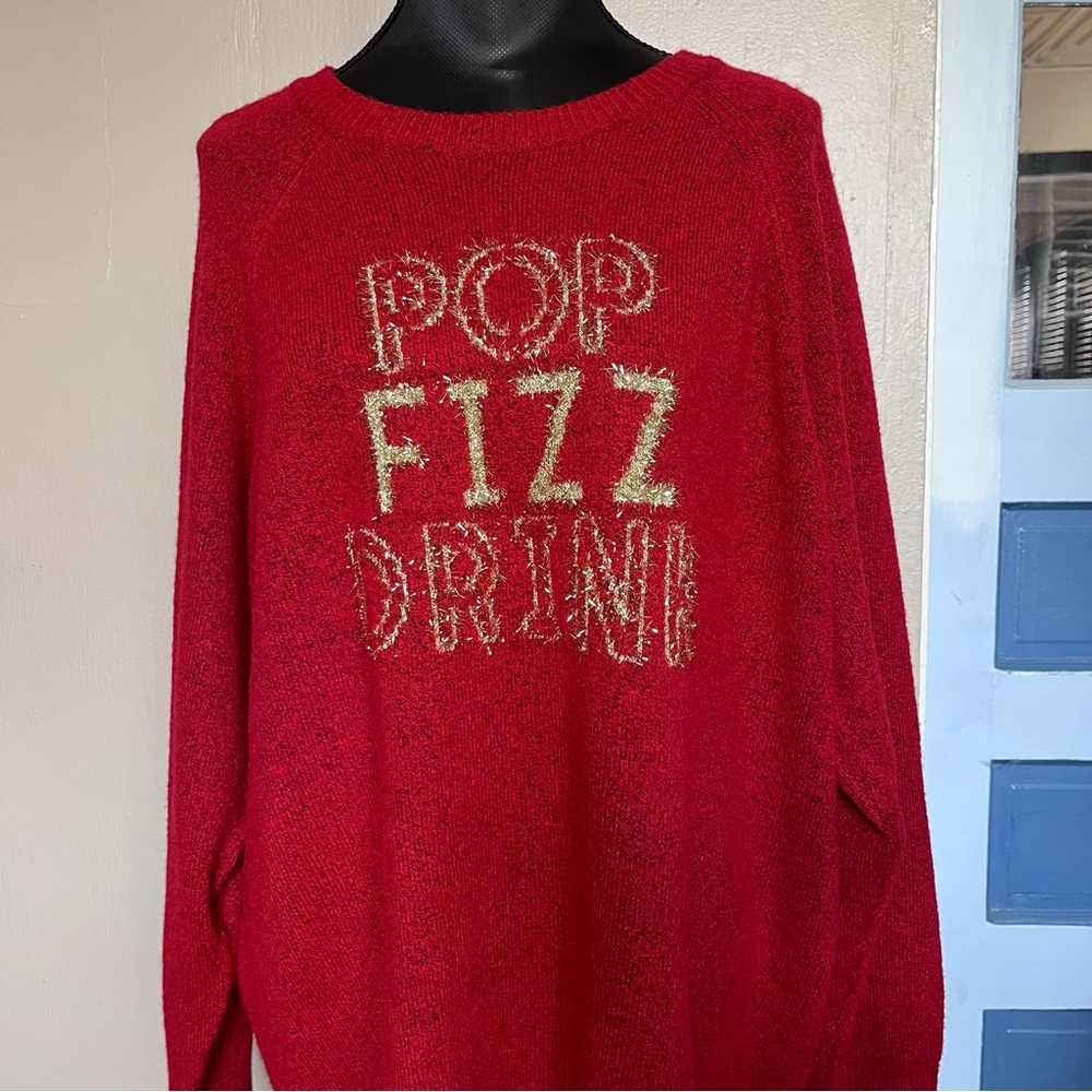 Torrid Pop Fizz Drink Festive Holiday Sweater